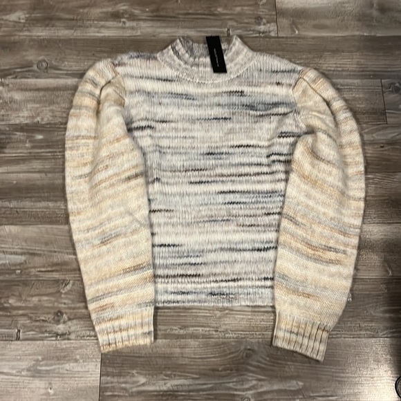 NWT H HALSTON Puff sleeve sweater size XL - Picture 3 of 8